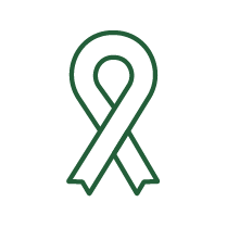 Icon of a crossed ribbon