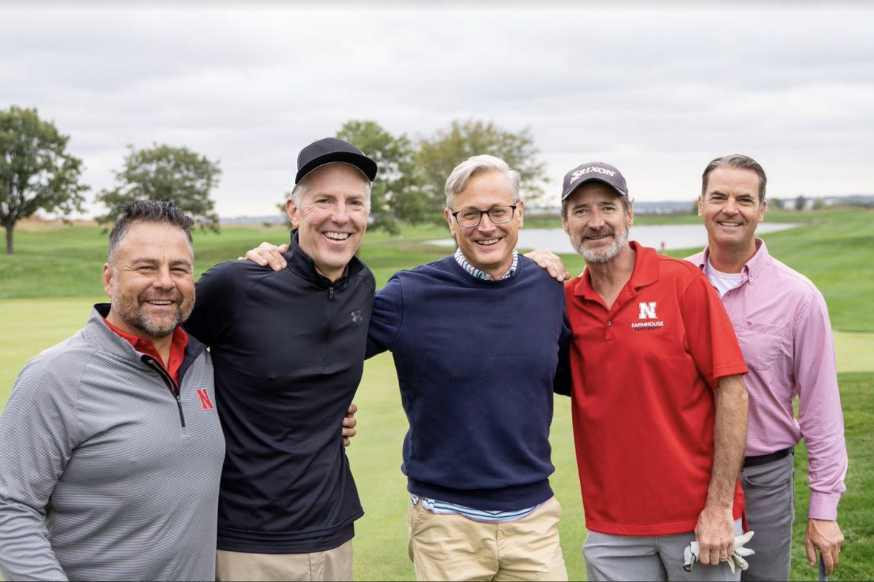 This foursome of Hilgenfeld, Fahleson, Brashear, Williams and Volk snuck in a fifth player, but still didn’t win the annual FH Golf Outing in October.