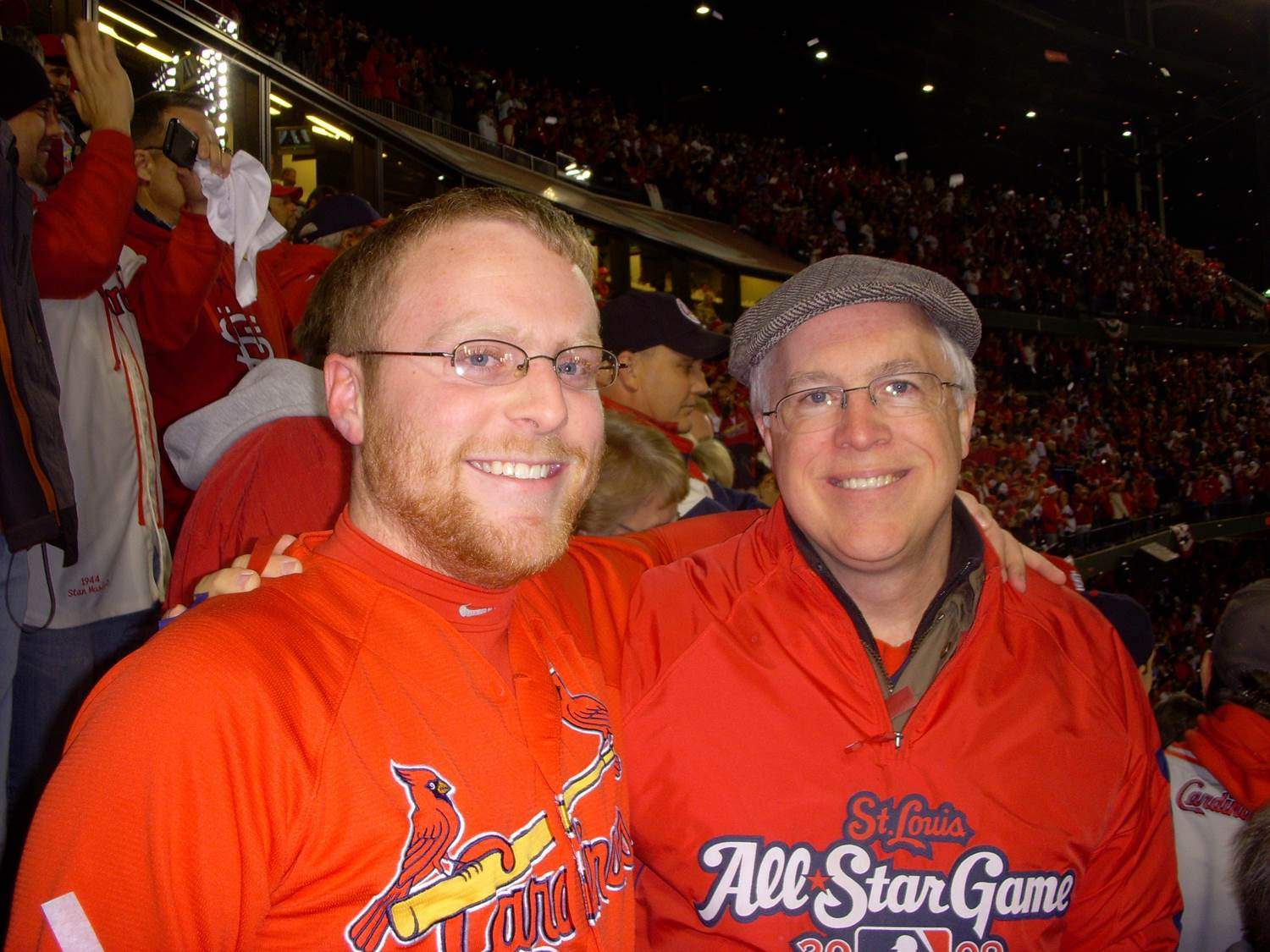 Jim with his son, Zach (Iowa State 08)