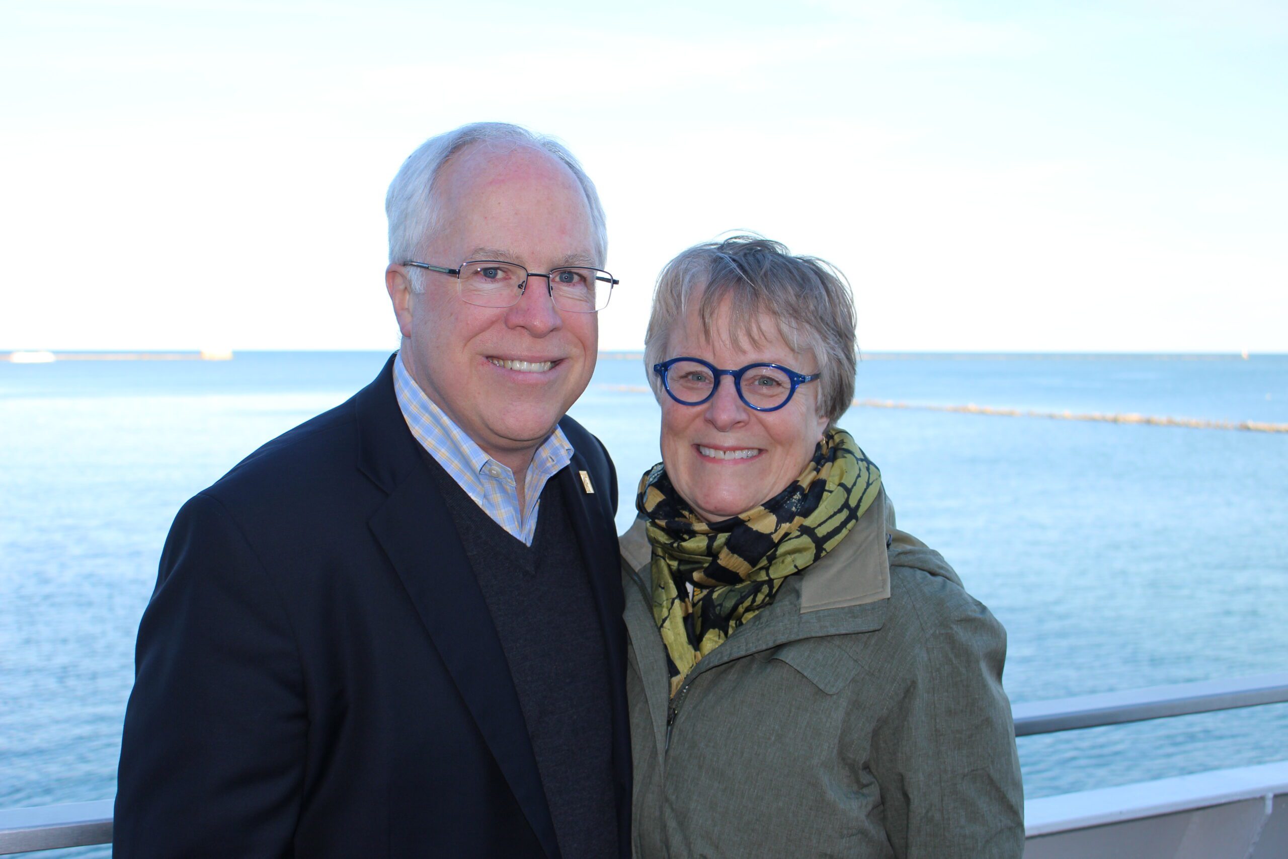 Jim Tobin & his wife, Gina Heagney